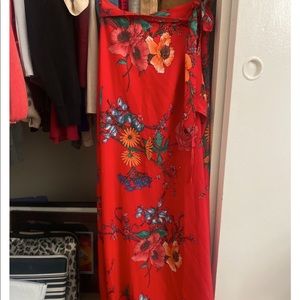 Maxi wrap skirt from Lulu’s